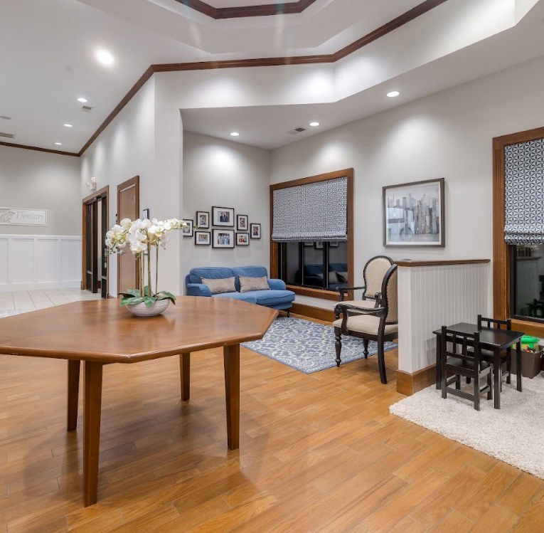 Fort Mill dental office waiting room interior